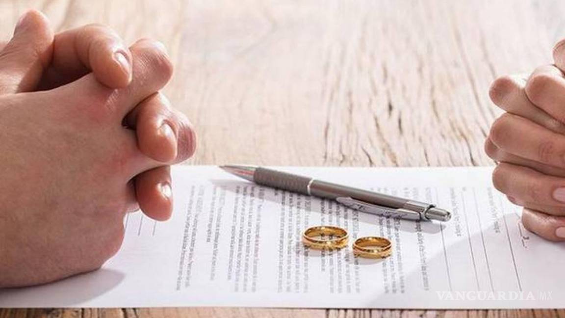 Más de la mitad de los matrimonios que se consuman en Coahuila terminan en divorcio; es el tercer estado con la cifra más alta