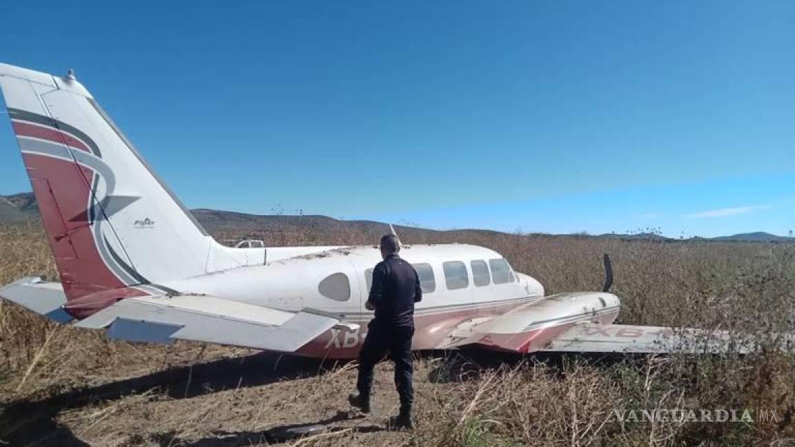Por falla mecánica aterriza de emergencia una aeronave en Durango