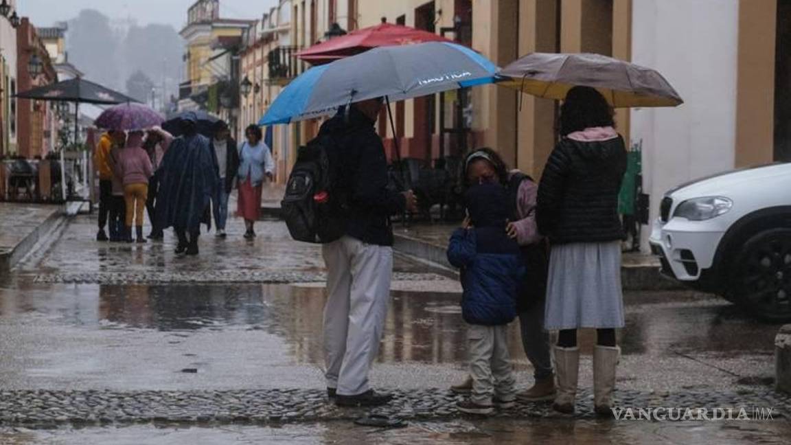 ¡Saque el paraguas!... Fin de semana con fuertes lluvias, calor, granizadas y tolvaneras, mientras se aproxima un nuevo frente frío