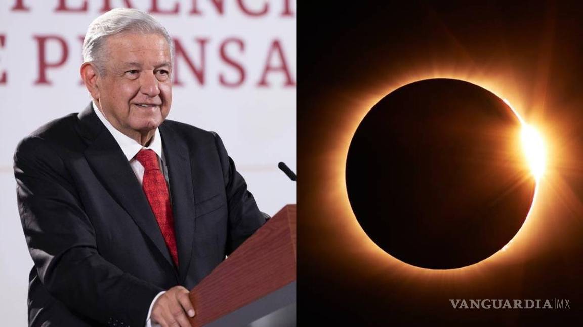 AMLO seguirá el Eclipse Solar Total 2024... Transmitirá la mañanera desde Mazatlán el próximo 8 de abril