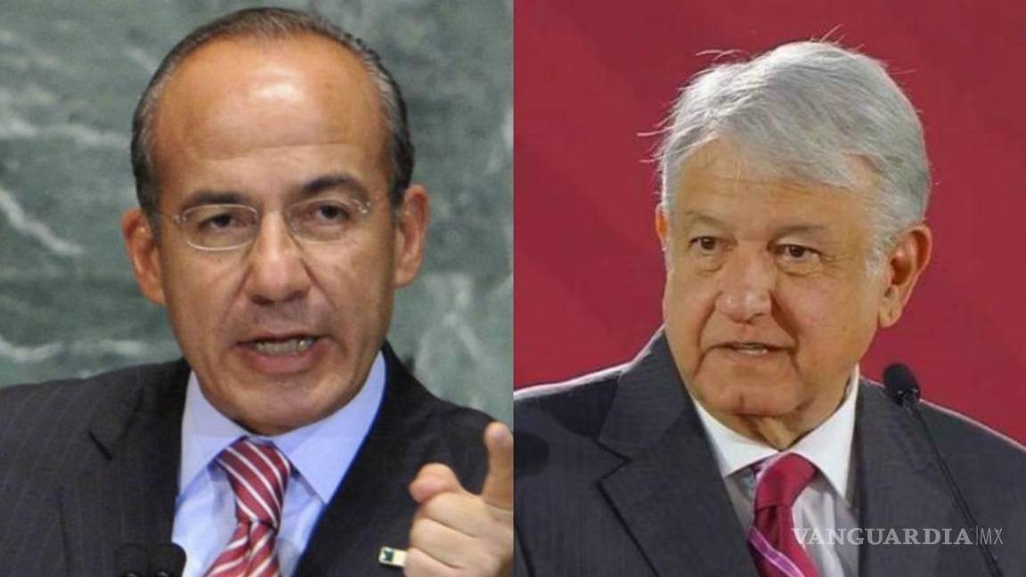 Los sobres con dinero “se los mandan a otro presidente”: Calderón a AMLO