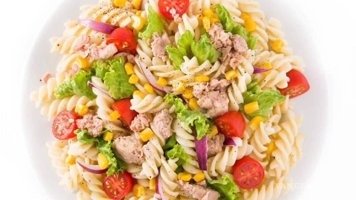 $!Imagen ilustrativa de ensalada de pasta con atún.