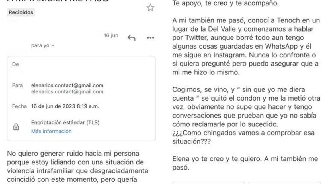 $!Le ‘llueven’ más denuncias a Tenoch Huerta, lo acusan más mujeres de presuntos abusos