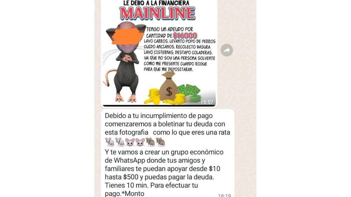$!Financieras exhiben a sus deudores con familiares, compañeros y amigos.