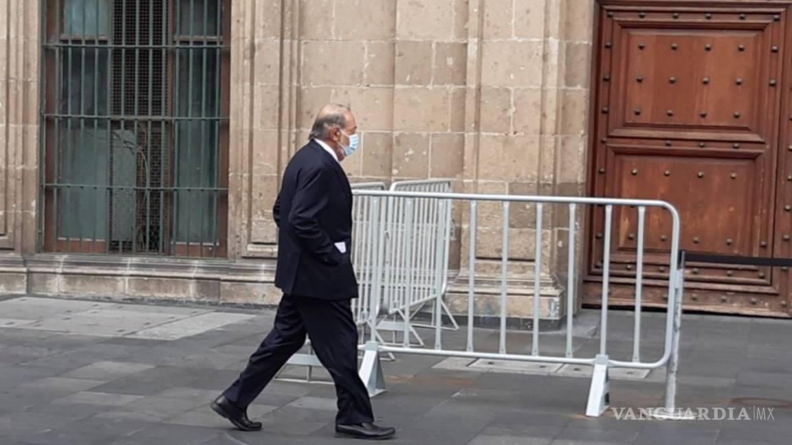 Carlos Slim vuelve a reunirse con AMLO en Palacio Nacional