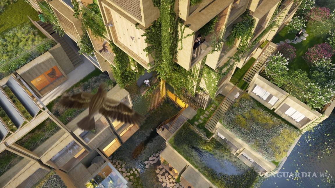 $!Apartamentos del Proto-Zoöp Zeeburg, vistos desde arriba.