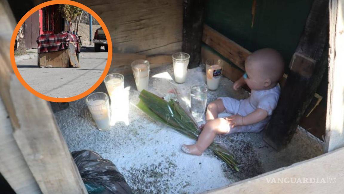 ‘Esos eran sus juguetes’; colocan altar por Zoe, niña que falleció atropellada en Ramos Arizpe