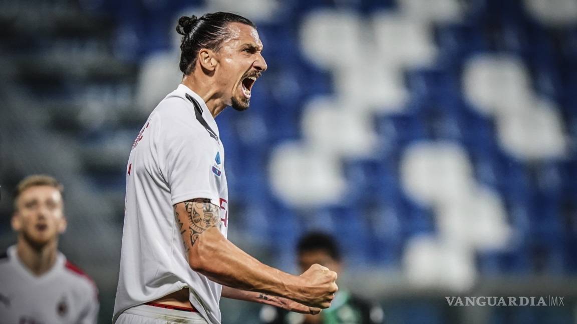 A sus 38 años, Zlatan consigue doblete con el Milán en la Seria A