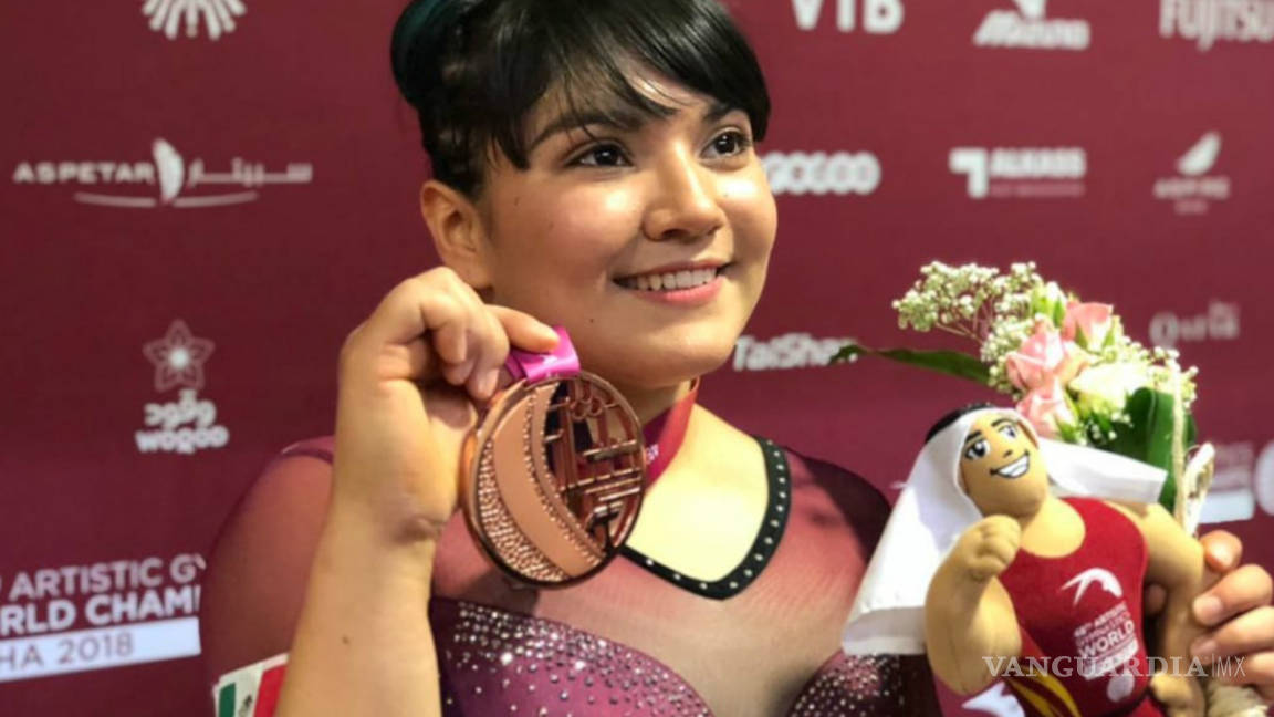 Alexa Moreno terminó en cuarto lugar en el Mundial de Gimnasia