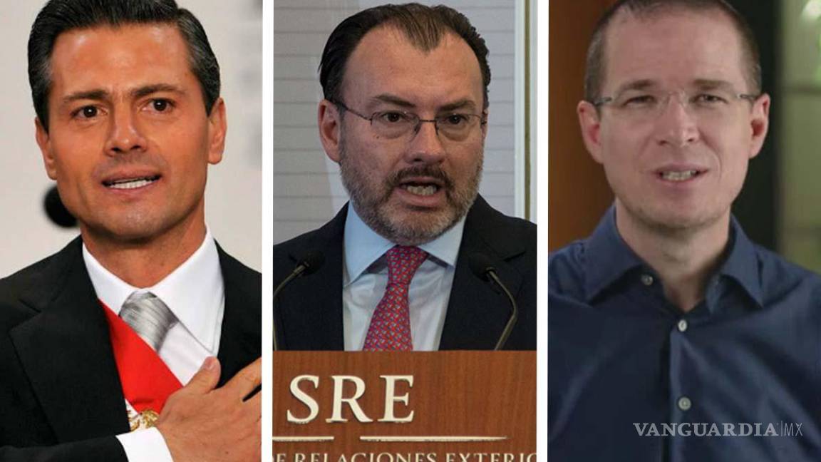 FGR va por Peña Nieto, Ricardo Anaya y Luis Videgaray por delito de delincuencia organizada