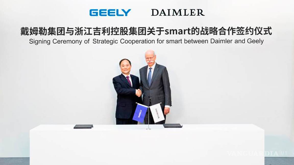 $!Daimler y Geely se unen para relanzar a Smart, ahora como fabricante de coches eléctricos