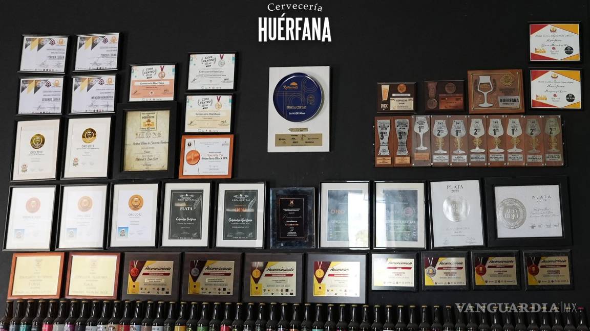$!Casi todas las variedades de cerveza Huérfana han ganado por lo menos una medalla.