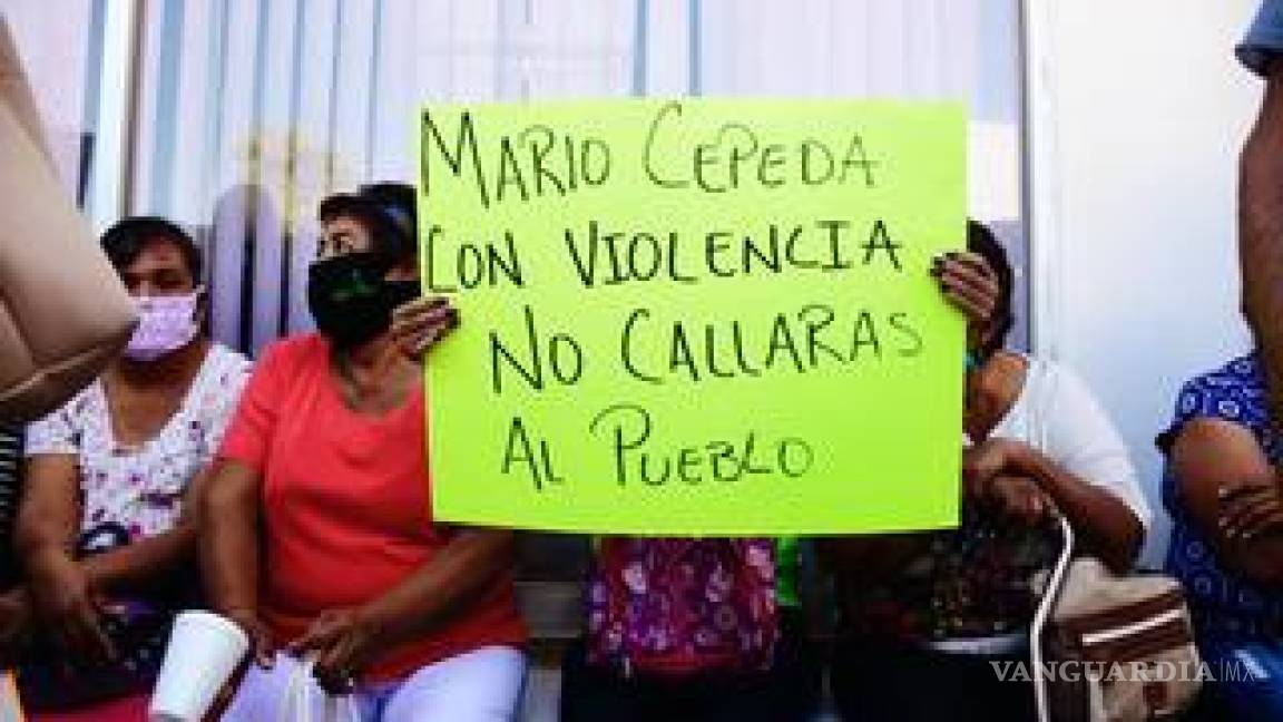 Protestan en Torreón en contra líder precarista