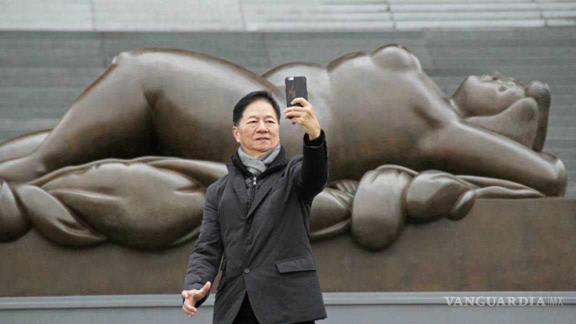 Abre Botero en Shanghái su primera muestra con escultura monumental en China