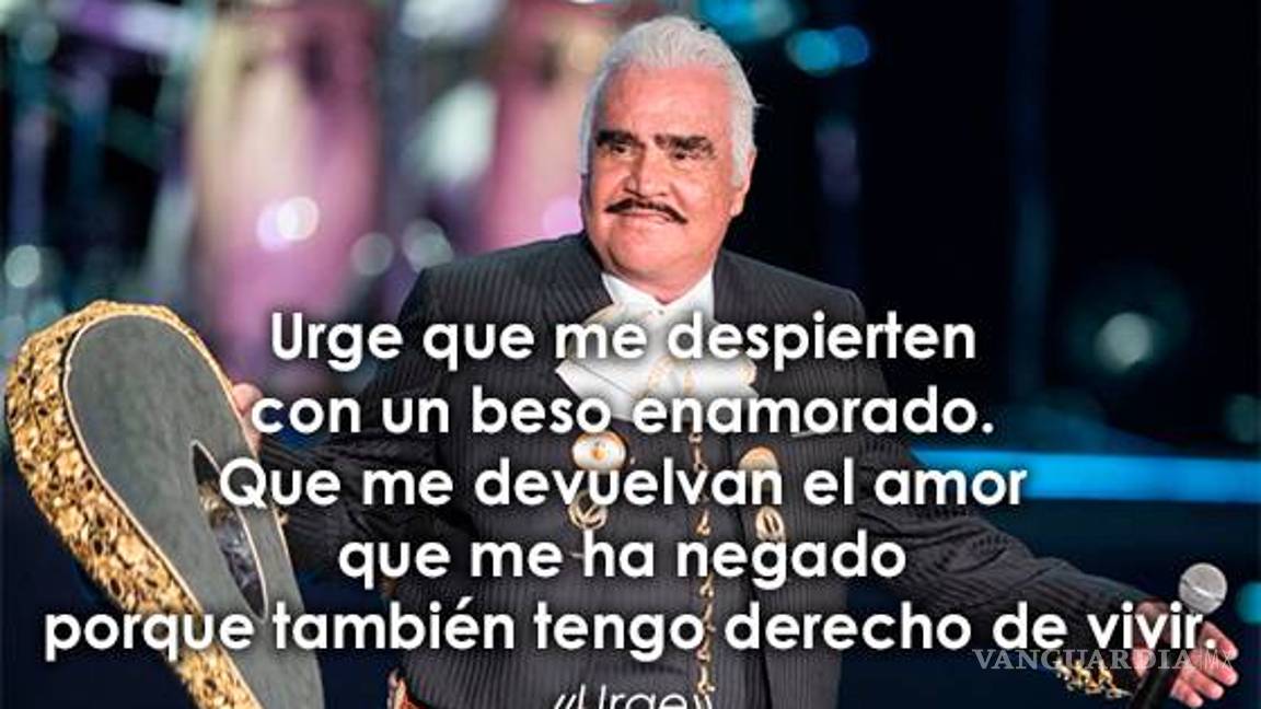 $!"Sigo siendo el rey" y otras 14 frases con las que recordaremos a Vicente Fernández