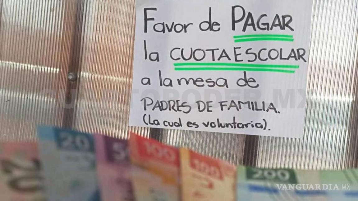 Acuña: Directores de escuelas no deben controlar el dinero producto de las cuotas