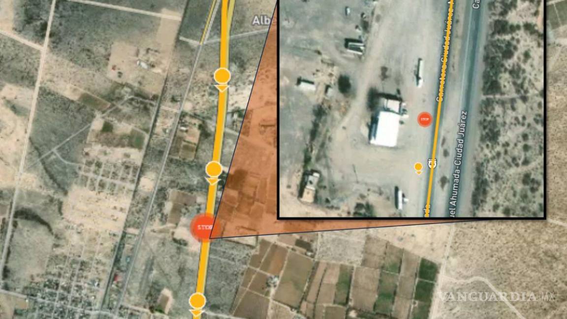 $!El portal Aristegui Noticias consiguió imágenes del seguimiento vía GPS de los vehículos usados para contrabandear combustible de EU a México.