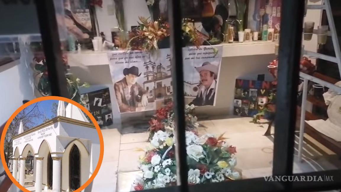$!Sus restos descansan en el Panteón Municipal de Guasave, Sinaloa, y ha sido adornado entre flores, fotos y regalos por sus fans, quienes no lo olvidan.