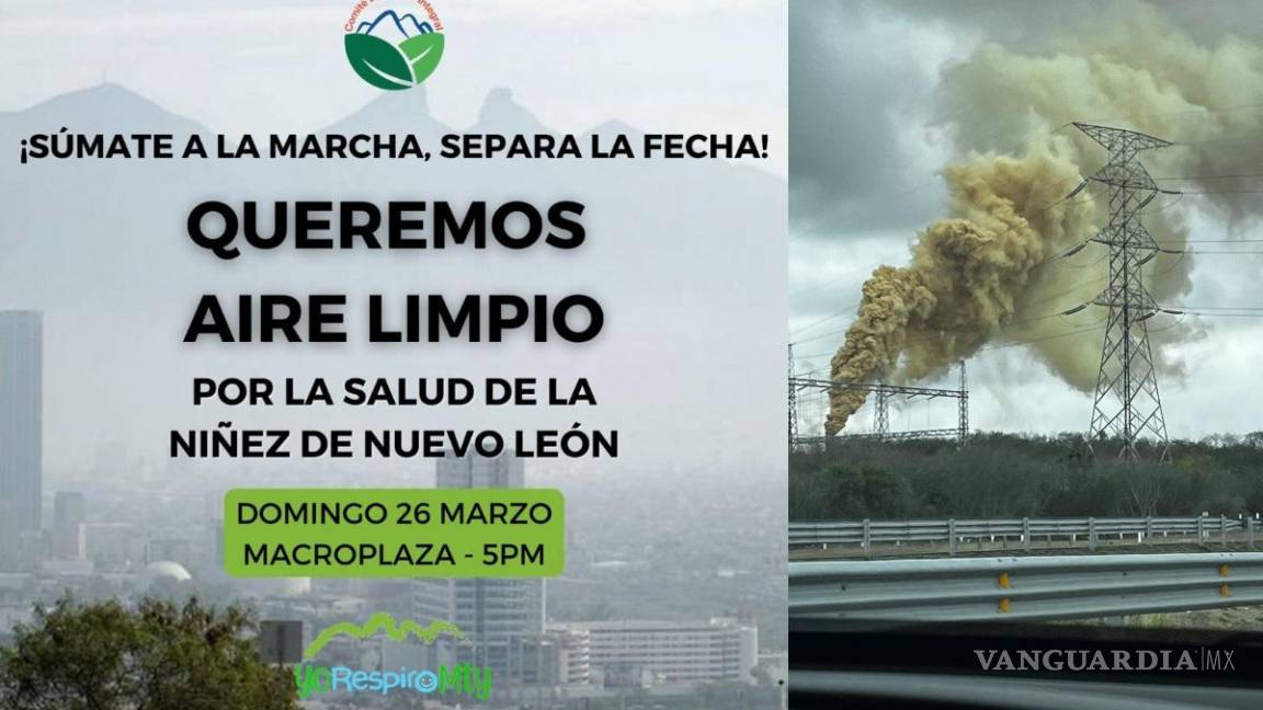 Convocan a marchar por una mejor calidad del aire en Nuevo León