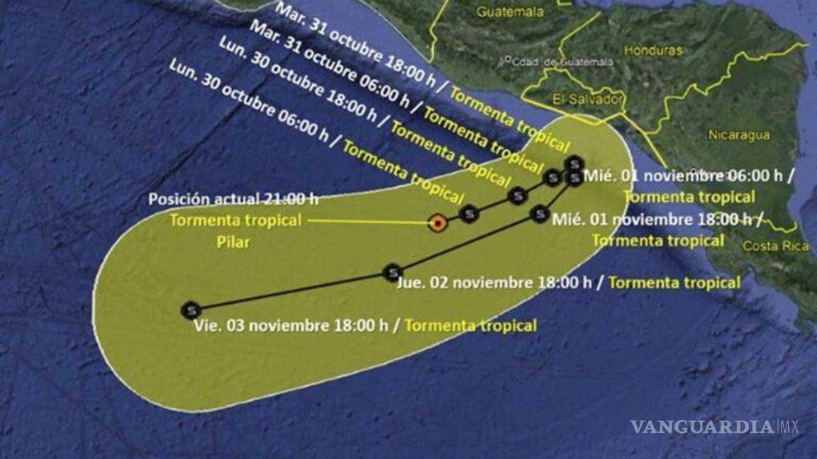 $!Tormenta tropical Pilar generará lluvias intensas en sureste de México