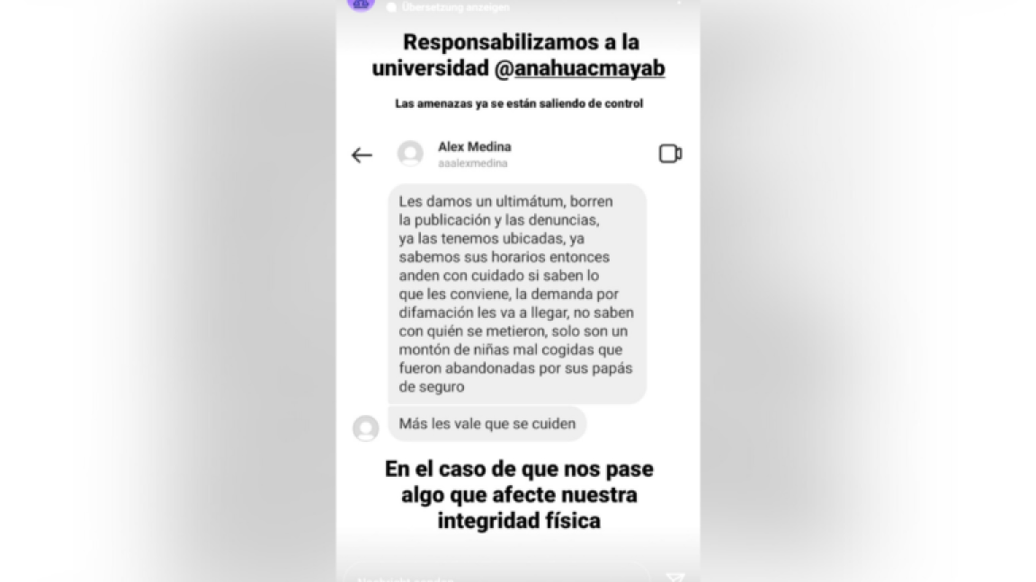 $!Mérida: Denuncian chat de Telegram donde compartían contenido íntimo de estudiantes de la Universidad Anáhuac