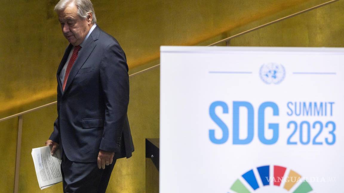 Alerta António Guterres, “ha llegado la hora” de llevar a cabo los Objetivos de Desarrollo Sostenible para lograr tener un mejor futuro para la humanidad