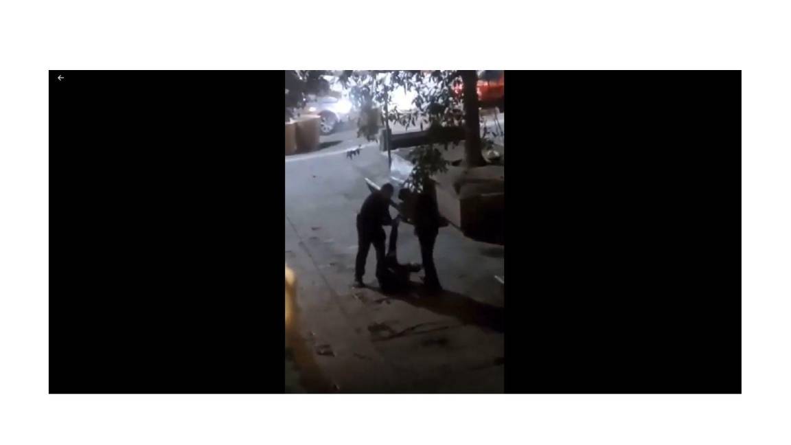 Guardias del Mason’s dan golpiza a hombre en pleno Centro de Saltillo (video)