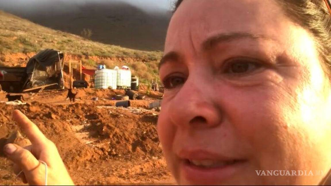 $!La mujer denunció que cuando llegó a su propiedad ya habían destruido el refugio