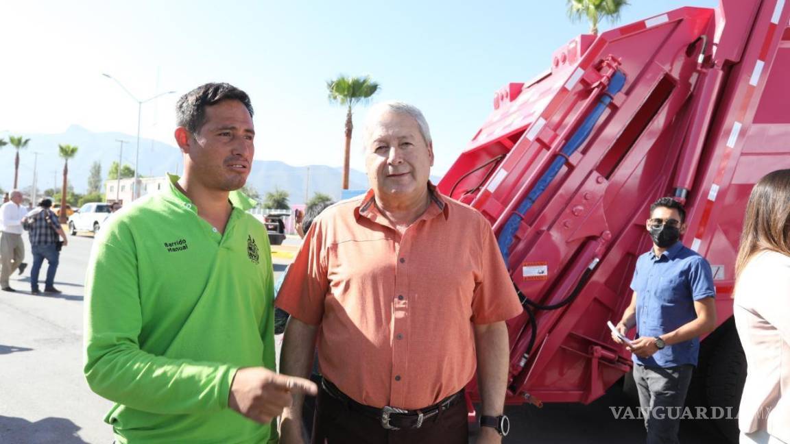 Fortaleció Chema Fraustro servicio de recolección de basura en Saltillo