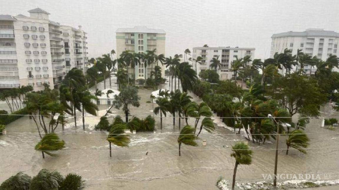 El huracán ‘Ian’ se degrada a categoría 3 luego de tocar tierra en Florida