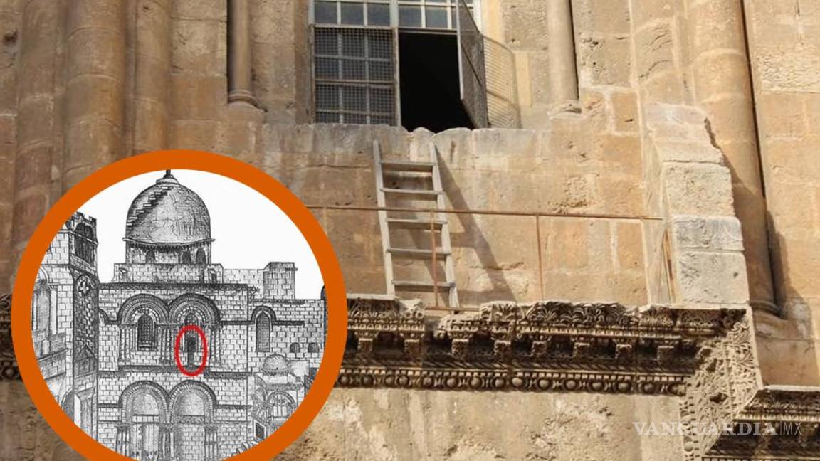 La escalera del Santo Sepulcro... el objeto que lleva 300 años en el mismo sitio y que podría desatar una guerra religiosa (video)