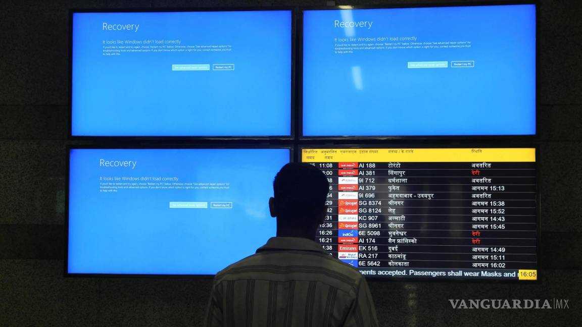 Falla global en Microsoft... Estos son los aeropuertos de México que se verían afectados