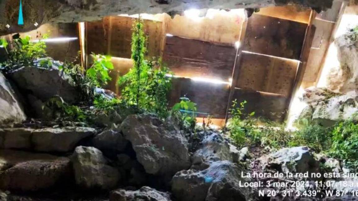 ¿Qué pasó en el Tramo 5 del Tren Maya? Obstruyen entrada a caverna Oppenheimer con maderas