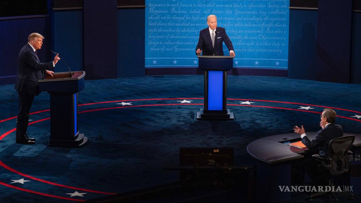 $!En 2020, el segundo de los tres debates fue descartado después de que Trump rechazara la propuesta de que él y Biden participaran virtualmente.