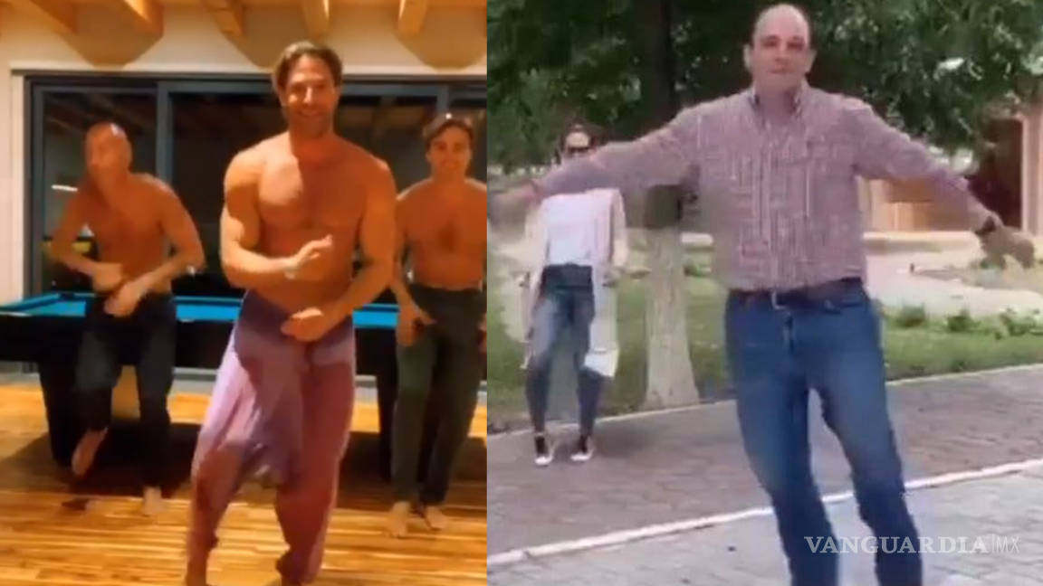Quién baila mejor Sebastián Rulli y Jericó Abramo protagonizan reto viral