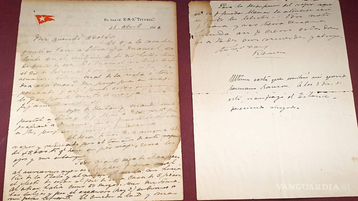 $!La carta fue enviada días antes de que su redactor muriera ahogado.