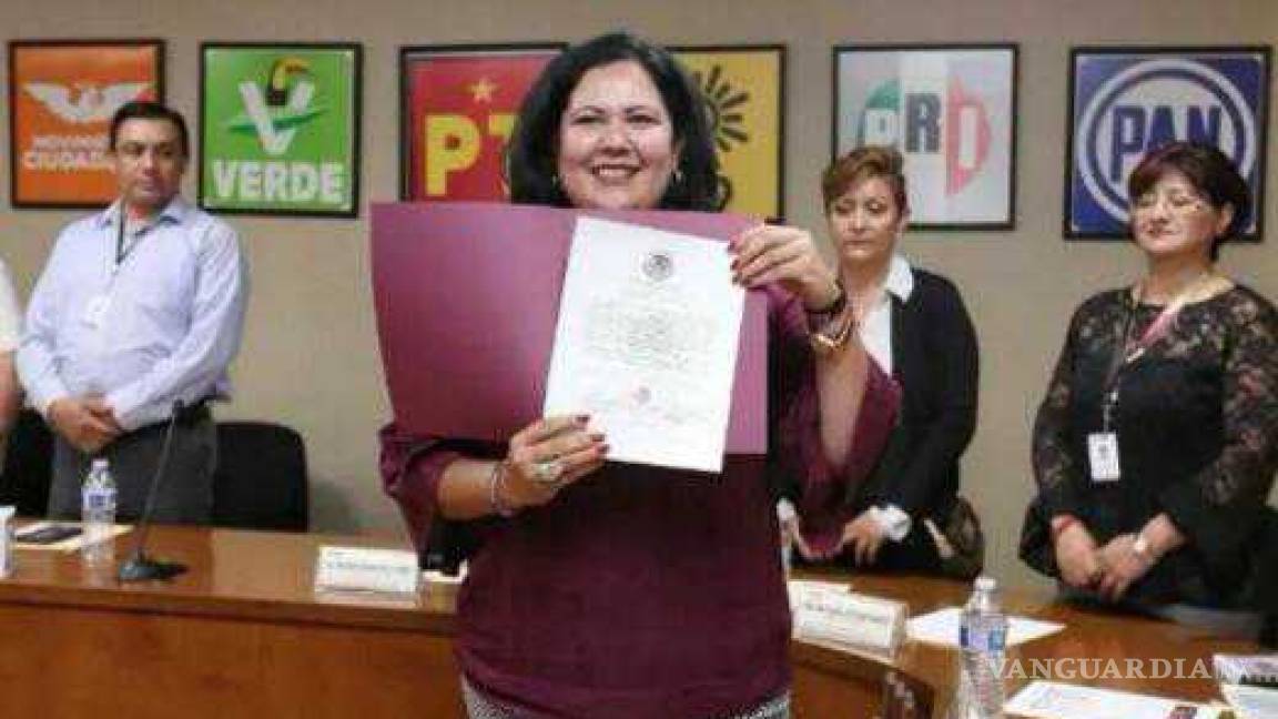 Senadora Alejandra León critica a Morena en Baja California