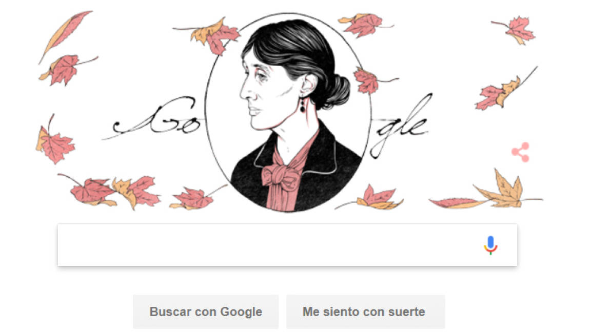 Virginia Woolf es homenajeada por Google en su 136 aniversario