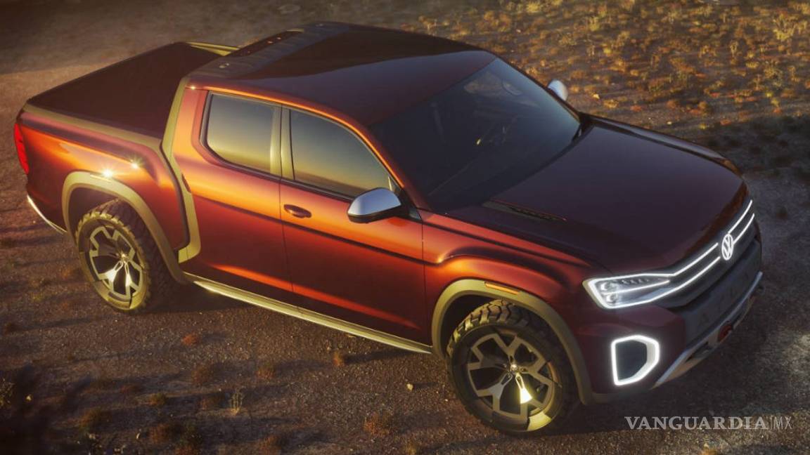 $!Volkswagen presentó la Atlas Tanoak Concept, imponente pickup