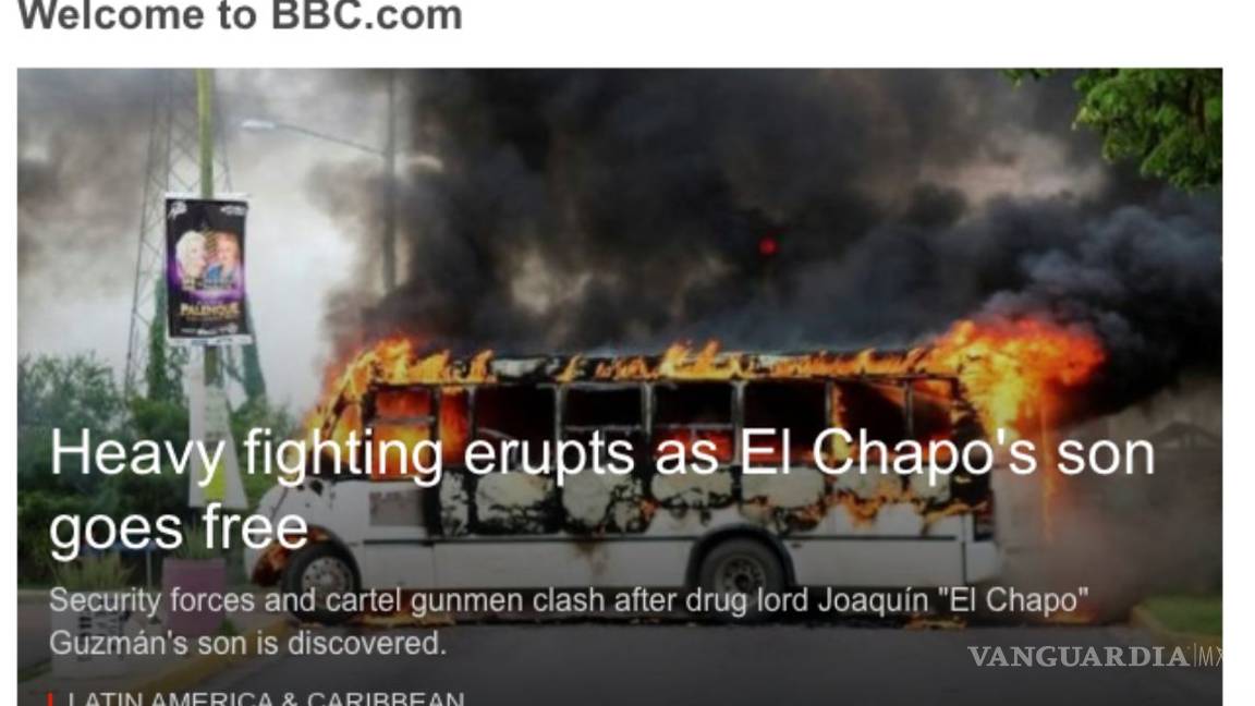 $!Señala NY Times y la prensa internacional que el gobierno de AMLO fue humillado con la liberación del hijo del ‘Chapo’