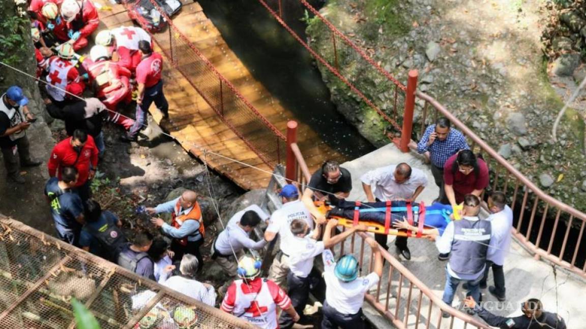 Colapsa puente en Chiapas; hay varios turistas heridos (video)