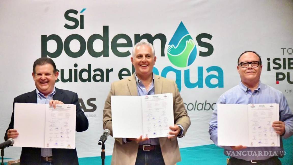 Alcalde de Torreón firma convenio con hoteles para el cuidado del agua