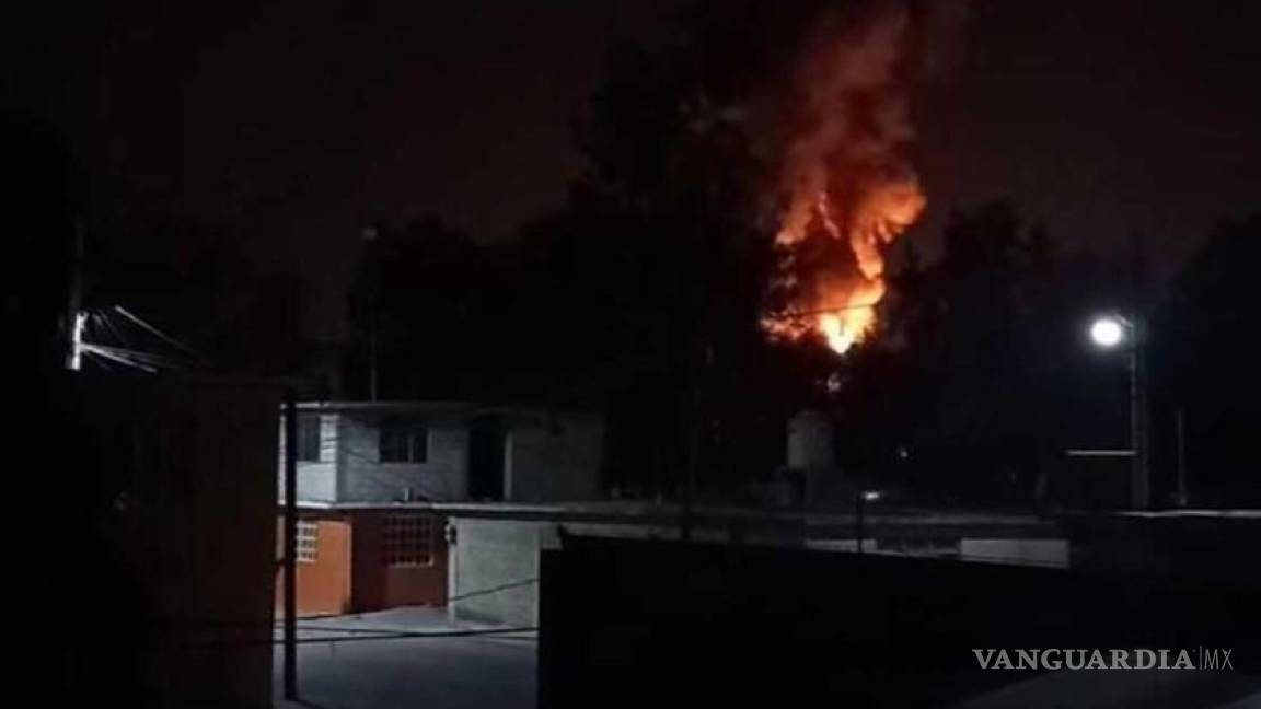 Bodega de ‘huachicol’ explota en Hidalgo