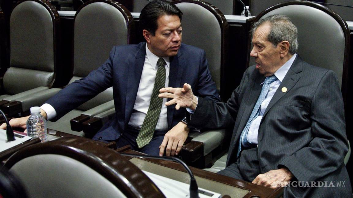 Mario Delgado y Muñoz Ledo empatan en encuesta por la dirigencia de Morena