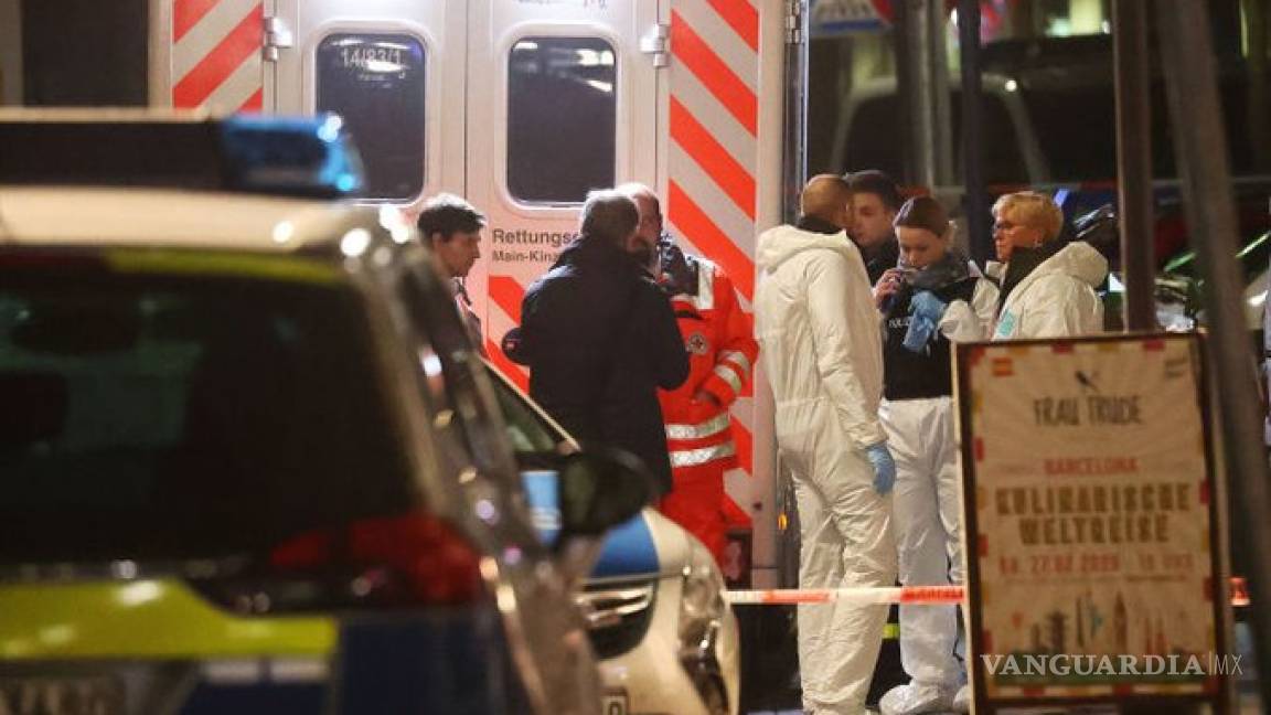 Mueren ocho en Alemania en tiroteos sucesivos a bares