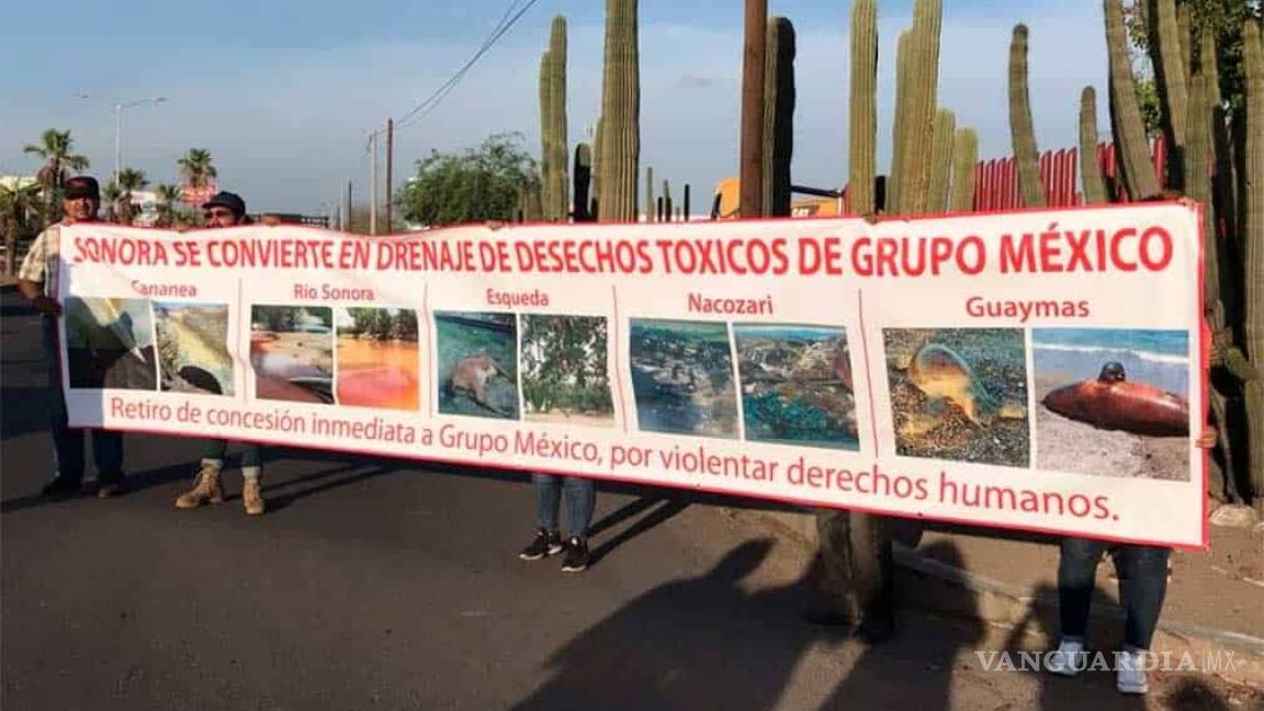 Organizaciones y personajes exigen poner un alto a Grupo México