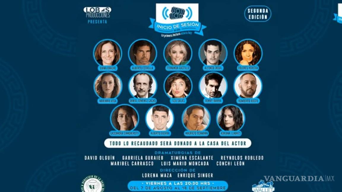 $!Hacen teatro con causa en plena pandemia en 'Inicio de Sesión'