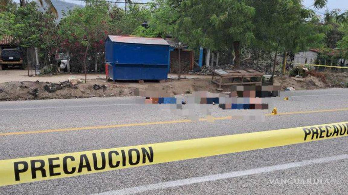 Cinco cuerpos fueron abandonados en carretera Acapulco-Zihuatanejo