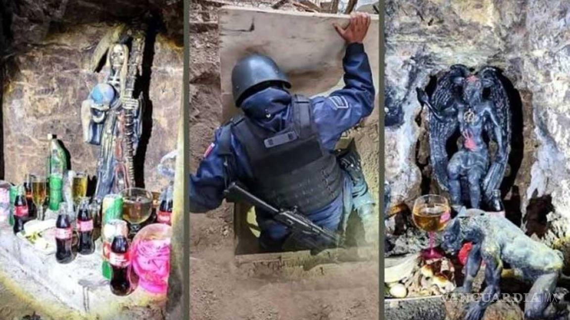 Hallan túnel para huachicoleo ‘satánico’ en Hidalgo