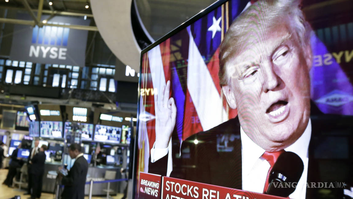 Ante caída histórica en Wall Street, Trump guarda silencio